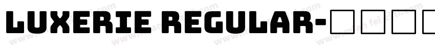 Luxerie Regular字体转换